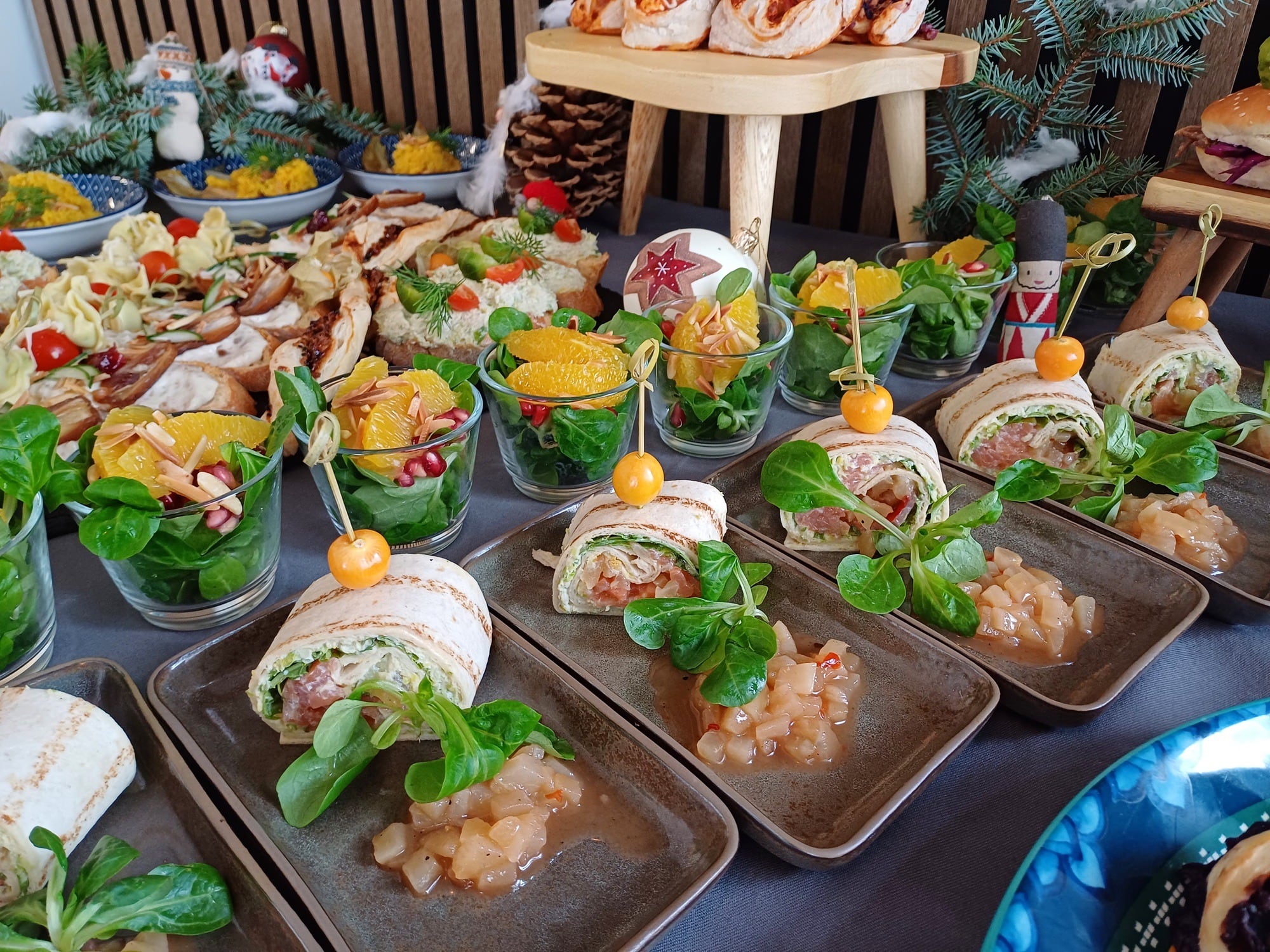 Auszug Weihnachtsfingerfood bei Lehmüse - Catering Weihnachten Lehmüse