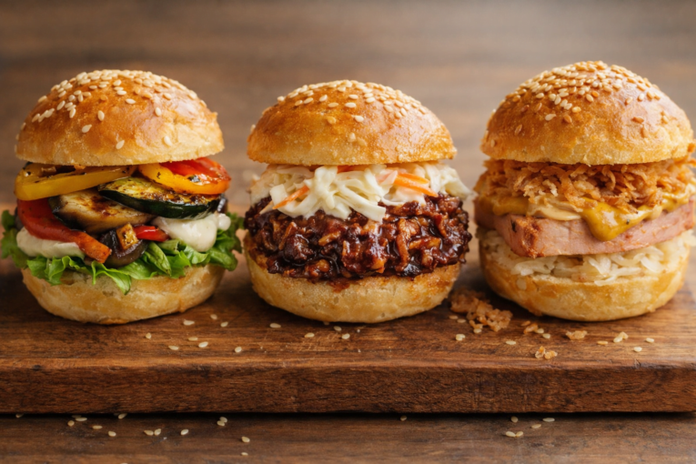 Mini Burger trio