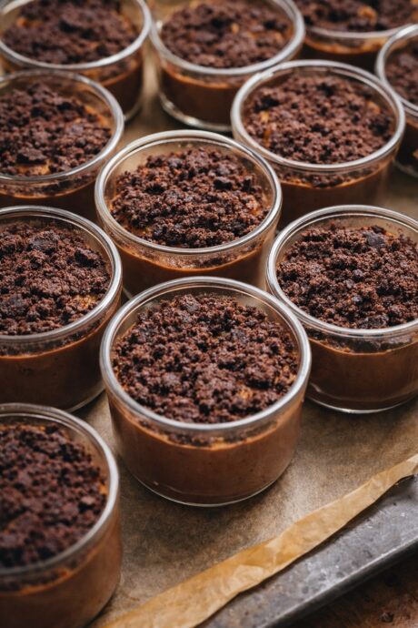 Schokoladenmousse im Glas (glutenfrei, vegan)